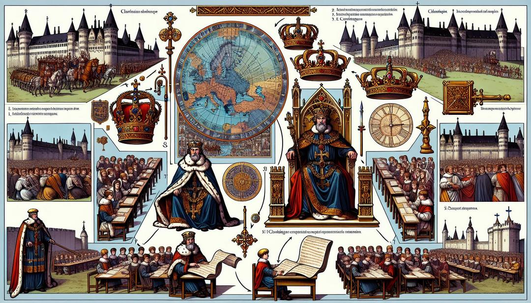 exercice dhistoire charlemagne niveau ce2